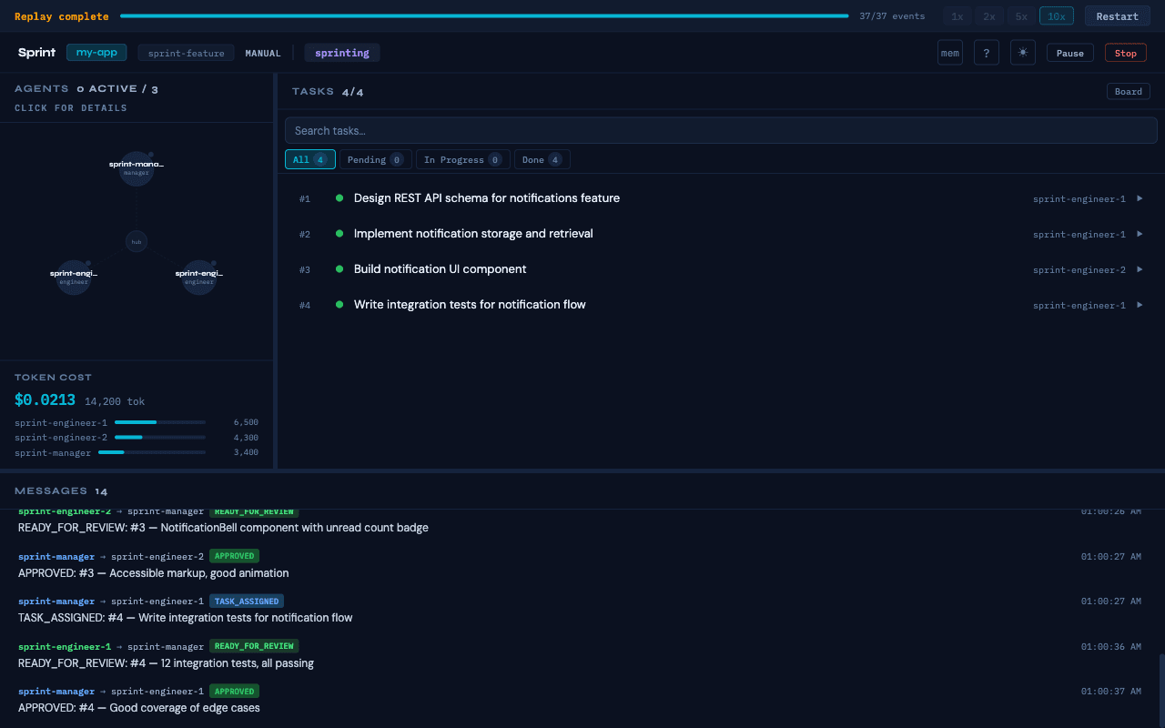 TeamClaude hero screenshot